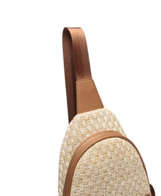 LIKE DREAMS Lily Straw Small Crossbody Sling Bag