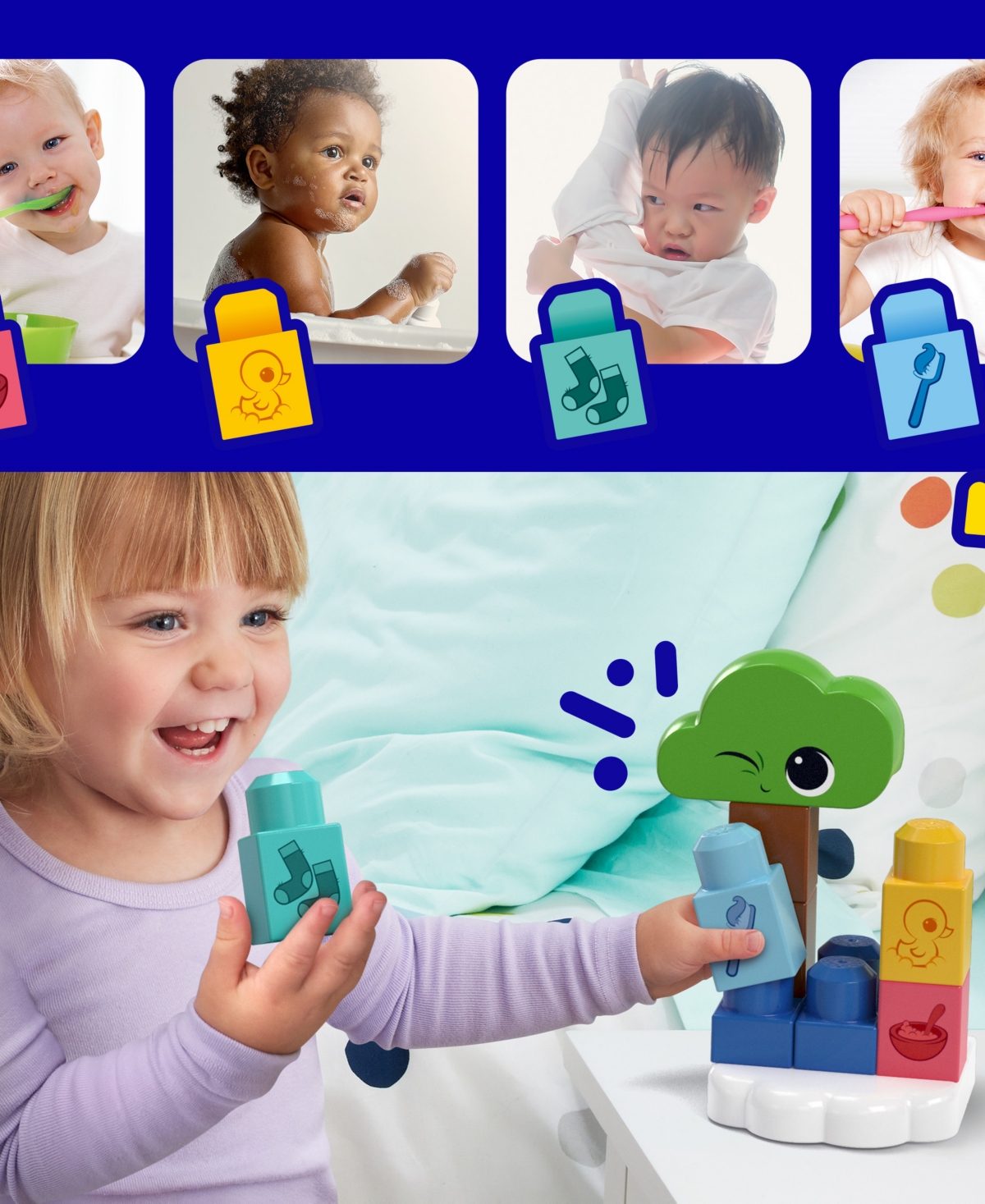 Mattel Nugh Light Blocks In Multi-color