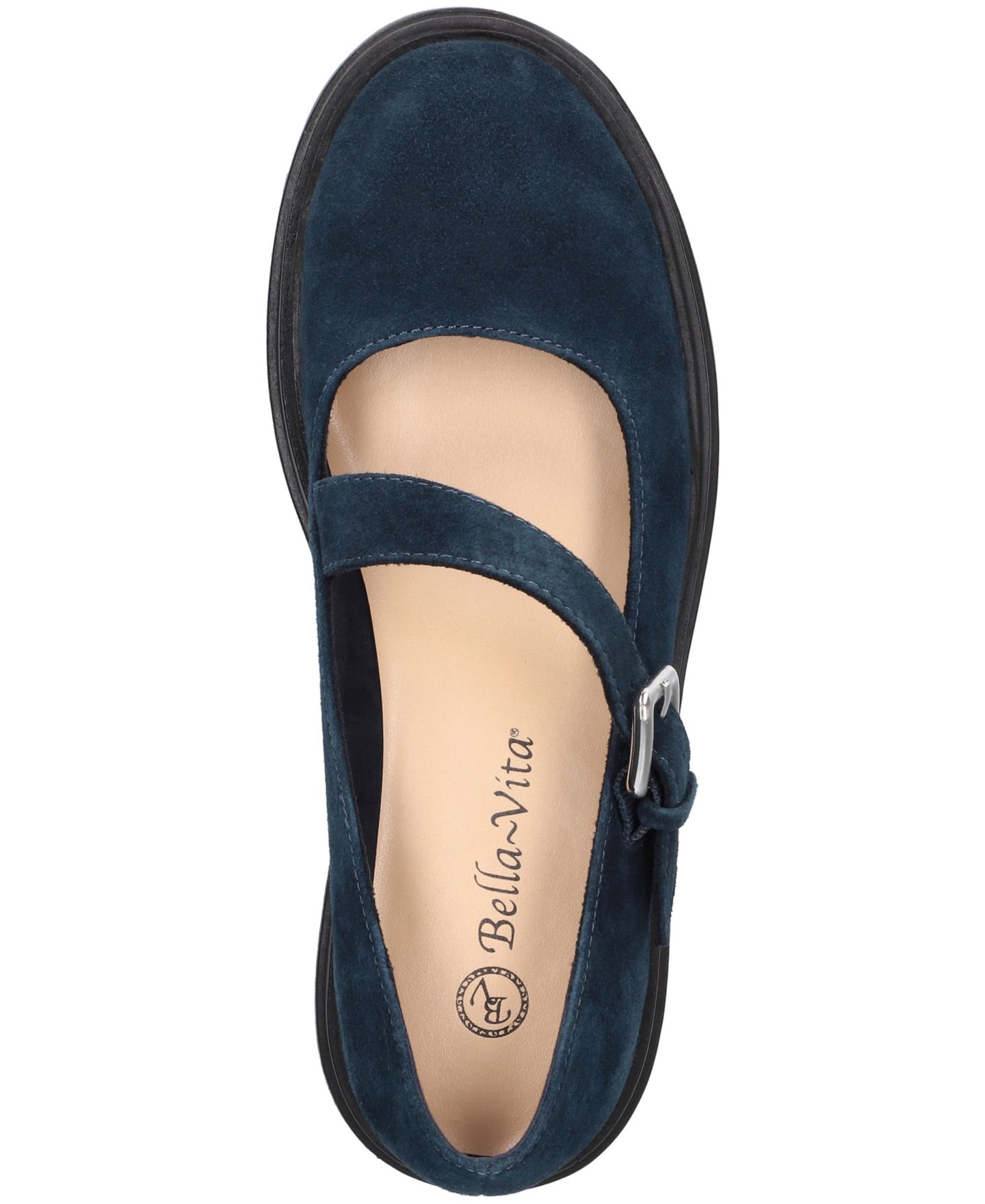 Обувь Bella Vita Women's Britt Comfort Mary Janes Shoes, цвет: Тёмно-синий кожаный — фото 4