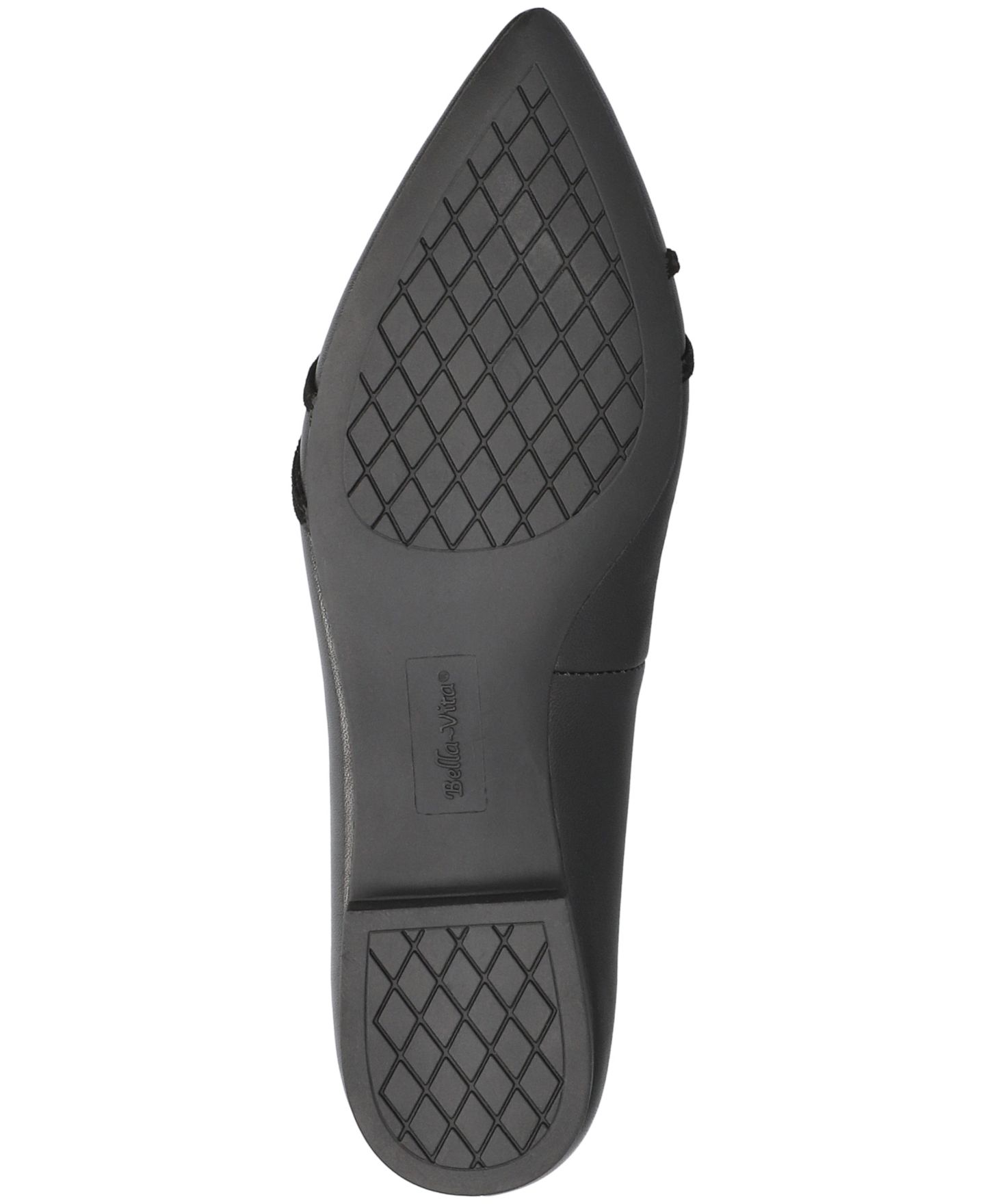 Женские балетки Bella Vita Rhea Pointed Toe Flats, цвет: Чёрный кожаный — фото 5