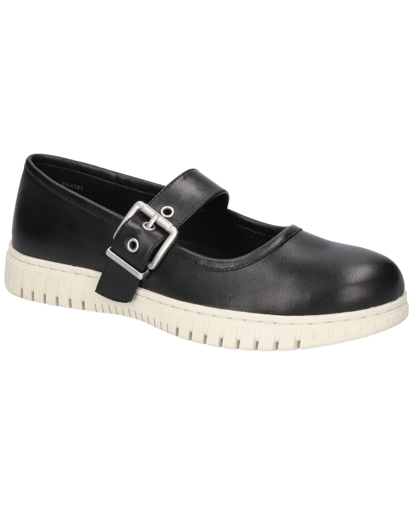 Обувь Bella Vita Women's Astro Mary Janes Shoes, цвет: Чёрный кожаный — фото 1