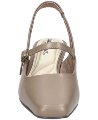 Women's Cameo Square Toe Slingback Pumps