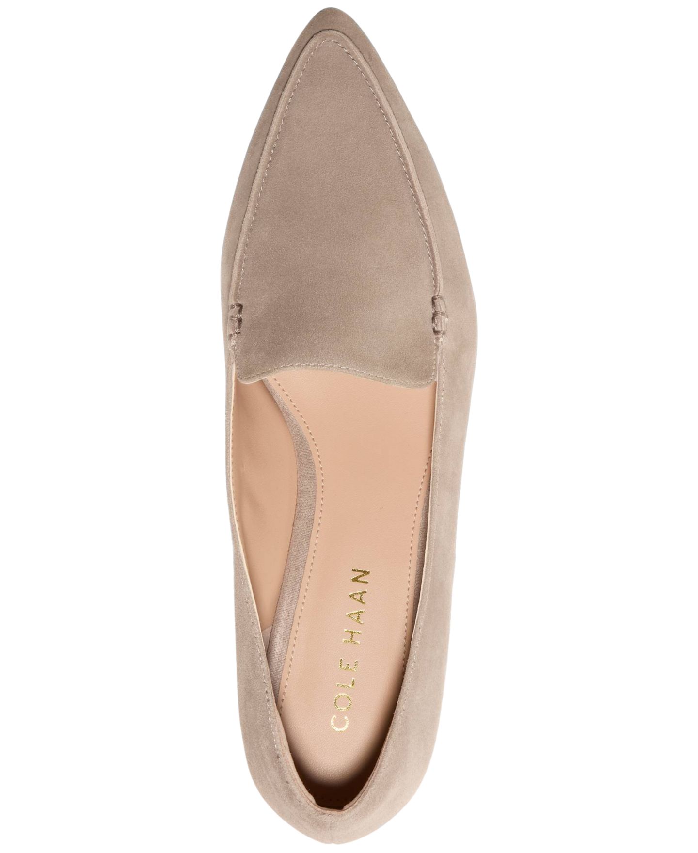 Женские туфли Cole Haan Valantina Pointed Toe Block Heel, цвет: Кофейный замшевый — фото 4