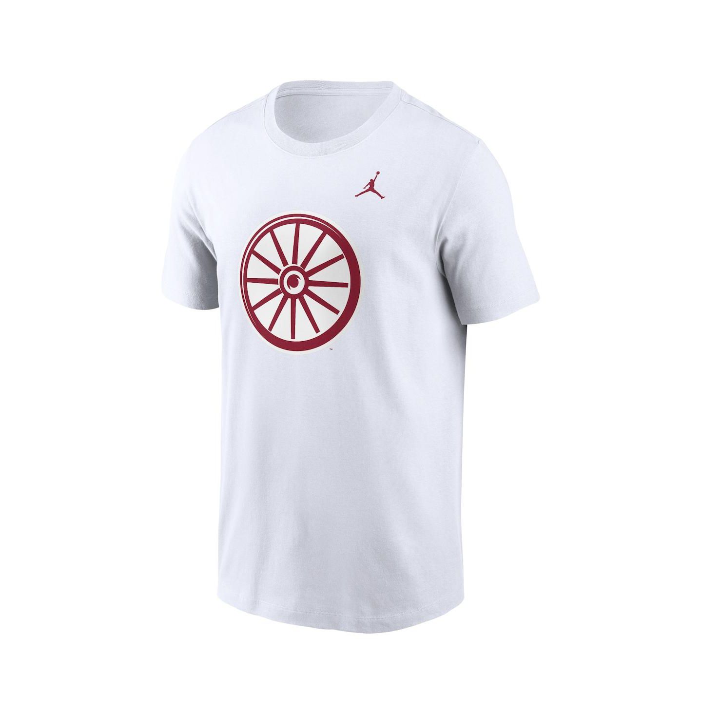 Мужская футболка Jordan White Oklahoma Sooners Primetime Evergreen Alternate Logo, цвет: Чёрный — фото 4
