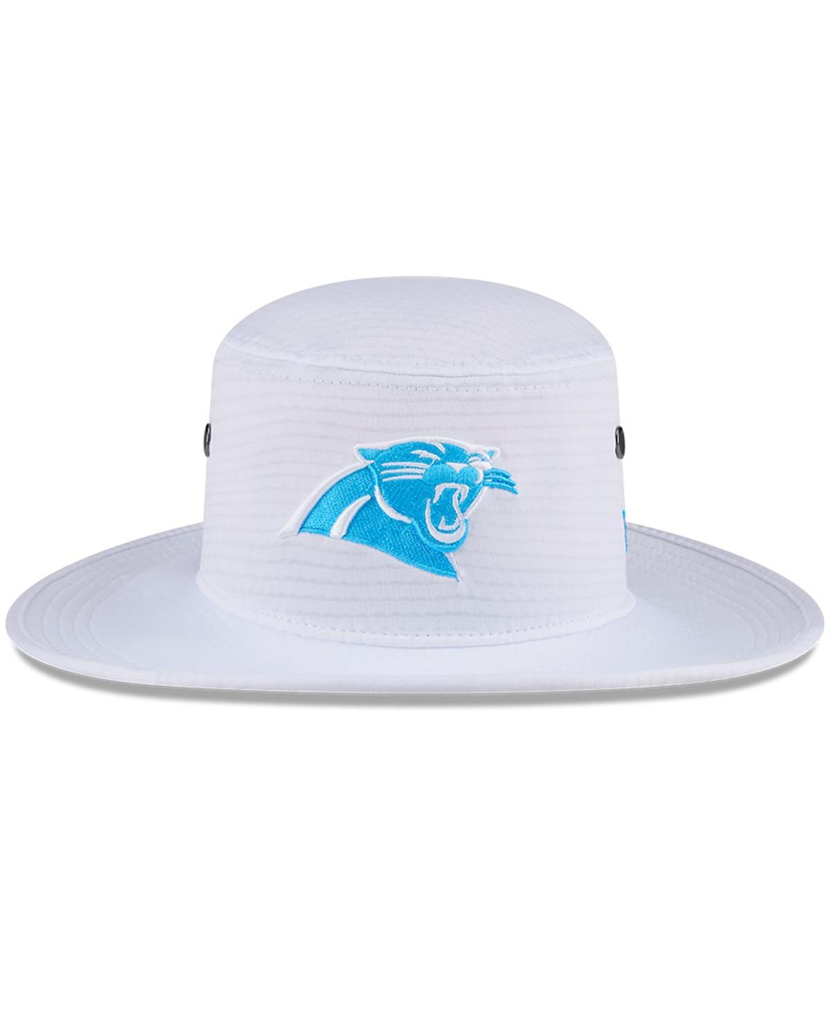 NEW ERA MEN'S WHITE CAROLINA PANTHERS 2024 NFL TRAINING CAMP PANAMA BUCKET HAT 
