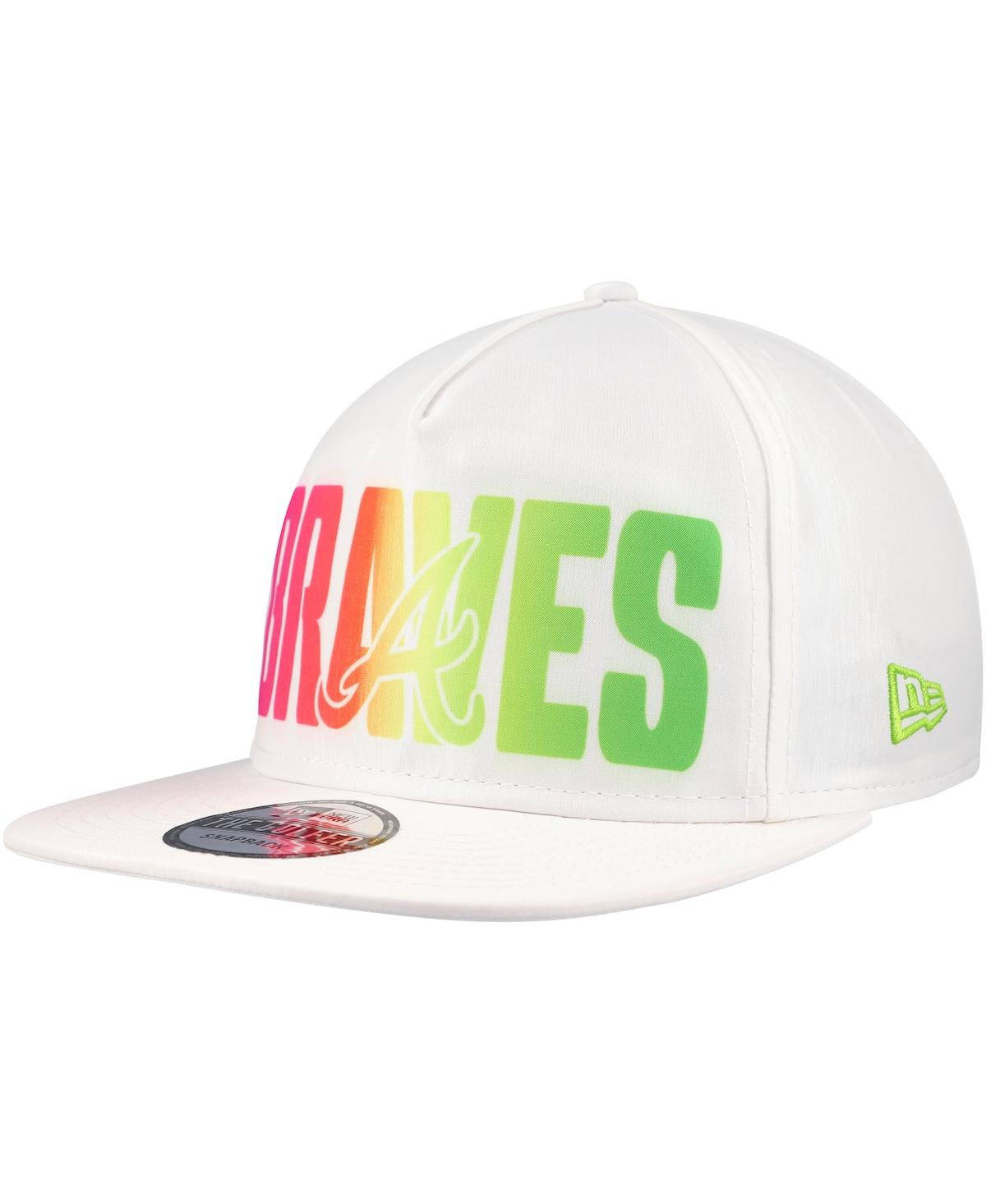 New Era Men's White Philadelphia Phillies Spring Spectrum Golfer Snapback Hat In White
