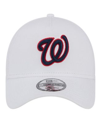 Men's White Washington Nationals TC A-Frame 9FORTY Adjustable Hat