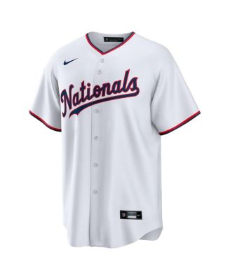 Big Boys and Girls CJ Abrams White Washington Nationals Home Replica Player Jersey