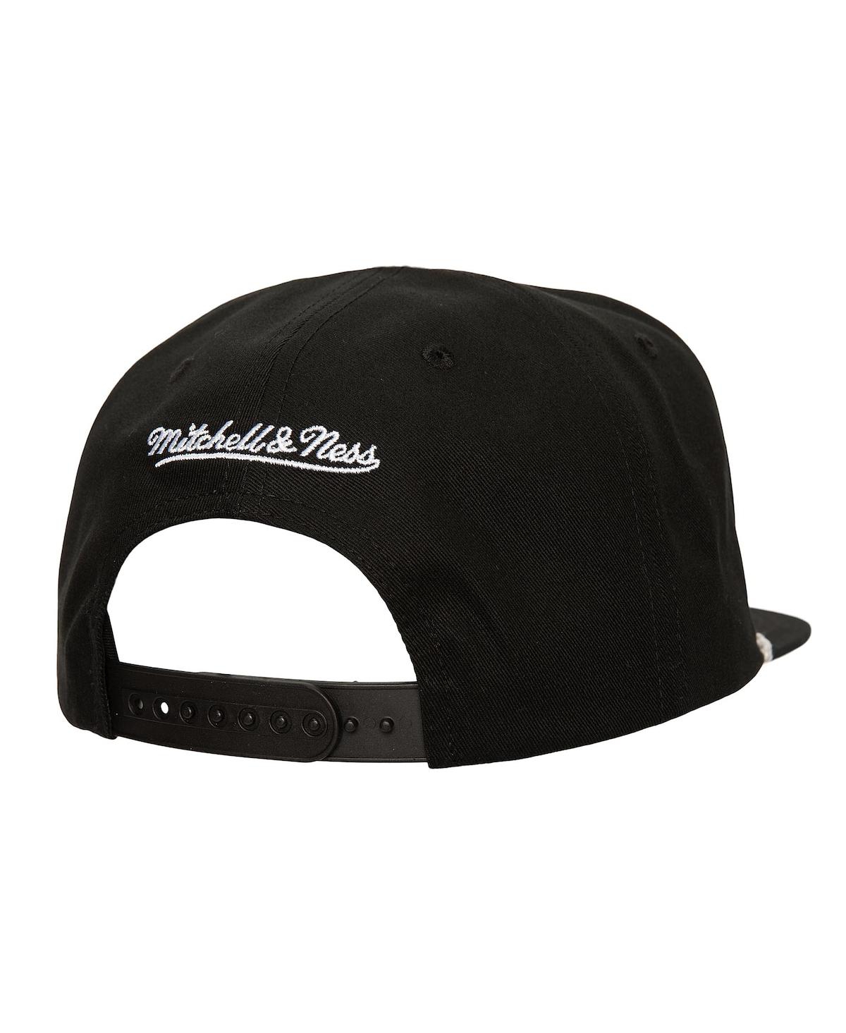 Mitchell & Ness Mitchell Ness Men's Black Chicago White Sox Radiant Lines Deadstock Snapback Hat In Black