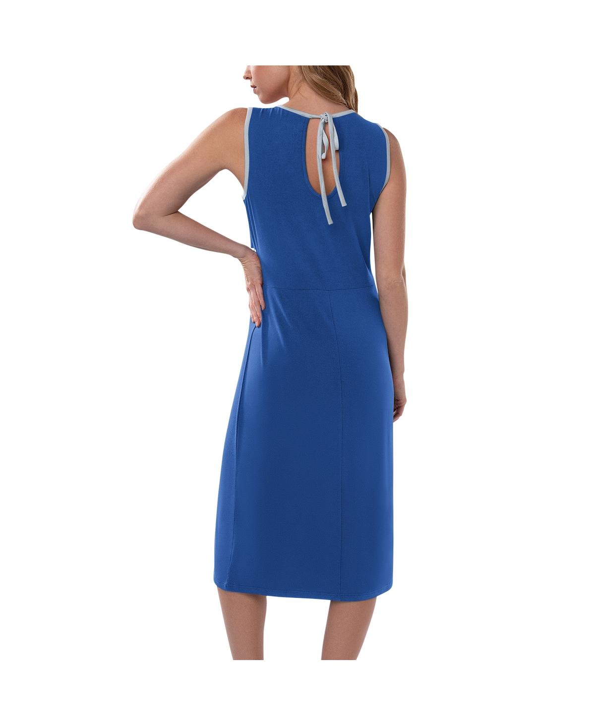 G-iii 4Her by Carl Banks Women'sLos Angeles Dodgers Main Field Maxi Dress - Royal, Gray