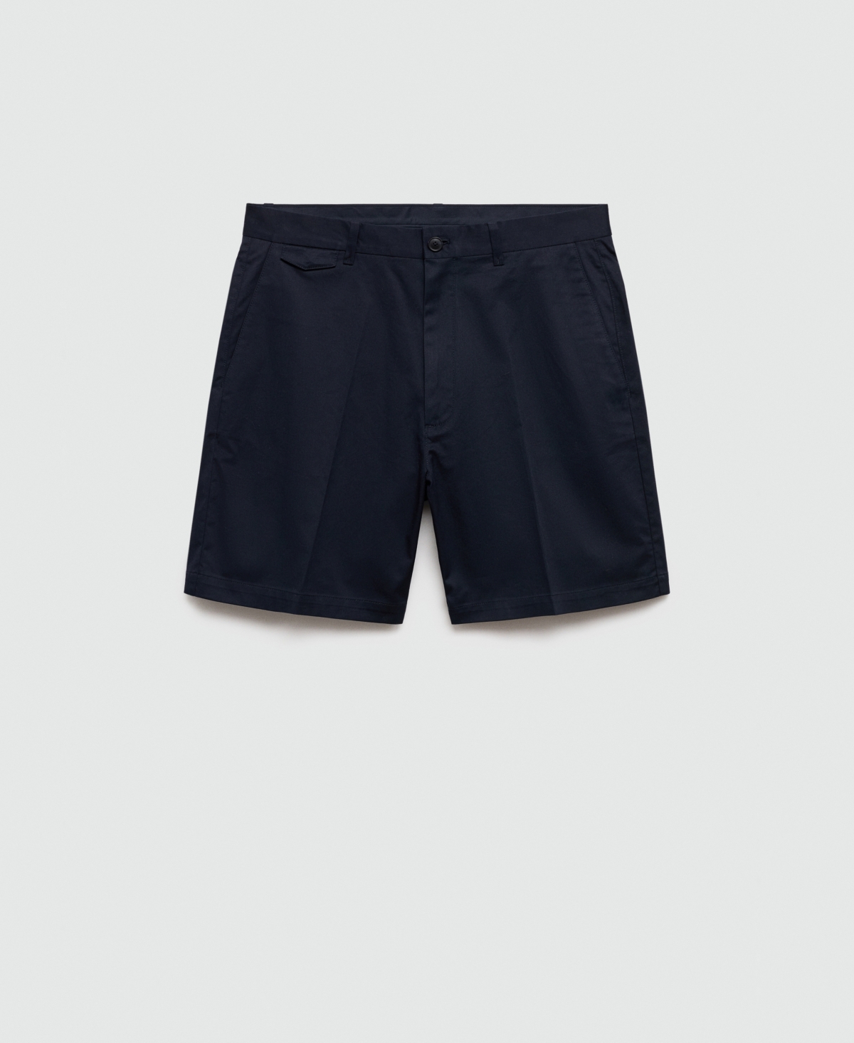 Mango Men's Slim Fit Cotton Bermuda Shorts