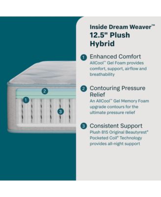 Beauty Sleep&reg; Dream Weaver 12.5" Hybrid Plush Mattress - King