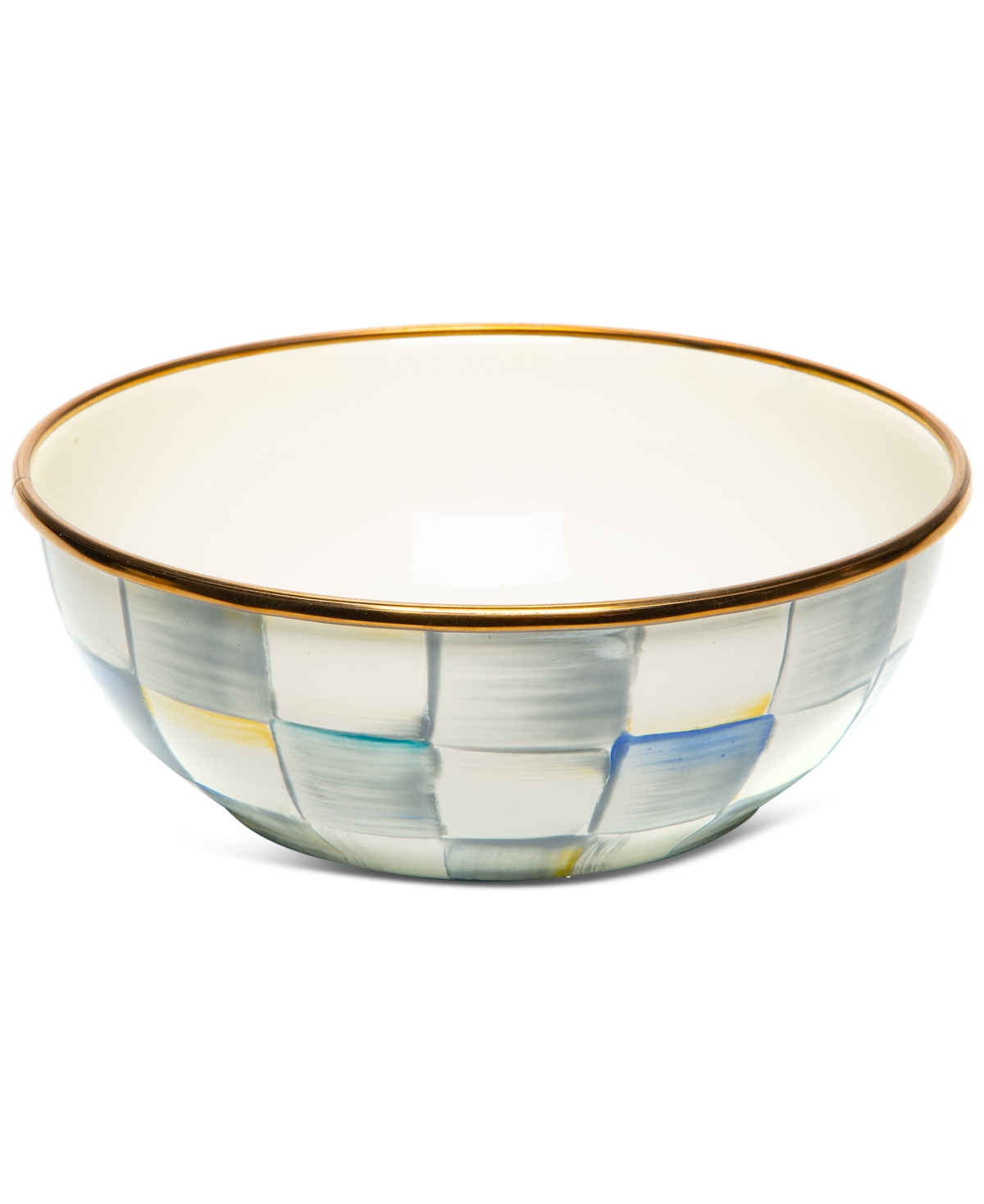 Mackenzie-childs Sterling Check Everyday Bowl In No Color