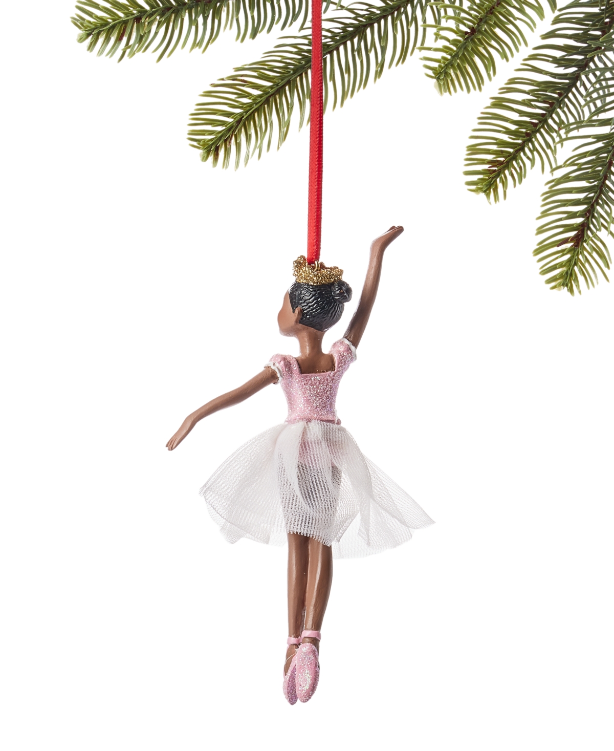 Holiday Lane Ballet En Pointe Ballerina In Dress Ornament, Exclusively At Macy's In No Color