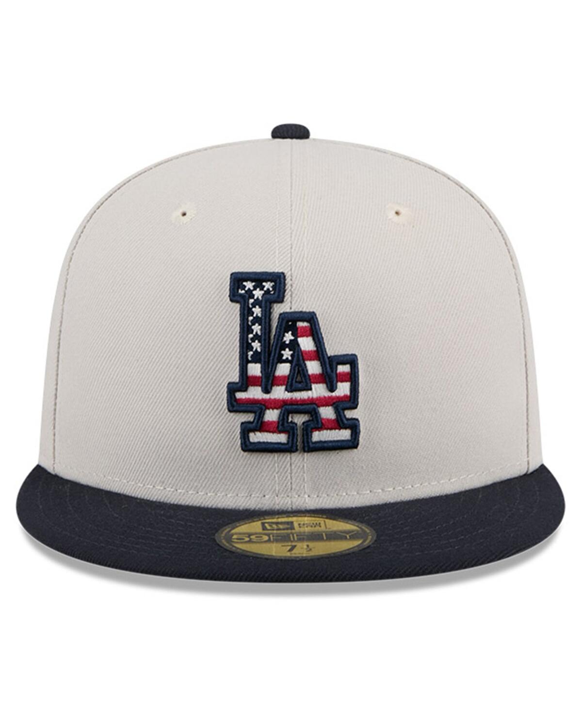 New Era Men's Black Los Angeles Dodgers 2024 Fourth of July 59FIFTY Fitted Hat