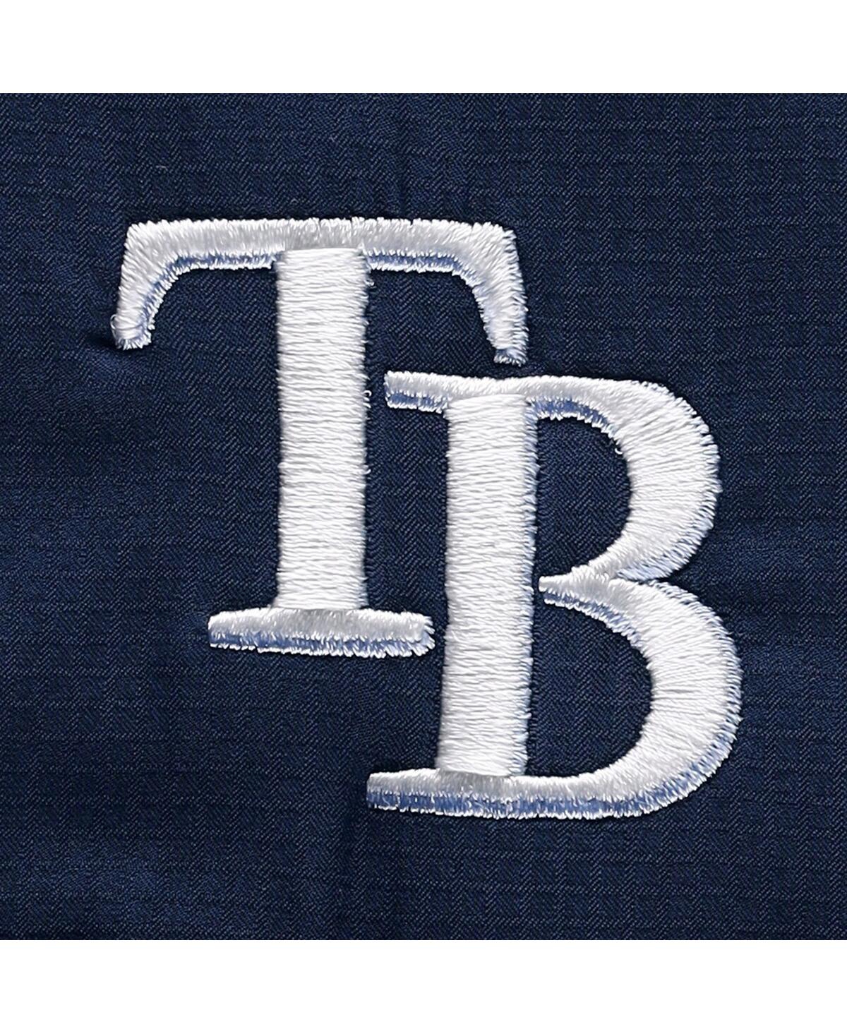 Shop Columbia Men's Navy Tampa Bay Rays Tamiami Omni-shade Button-down Shirt