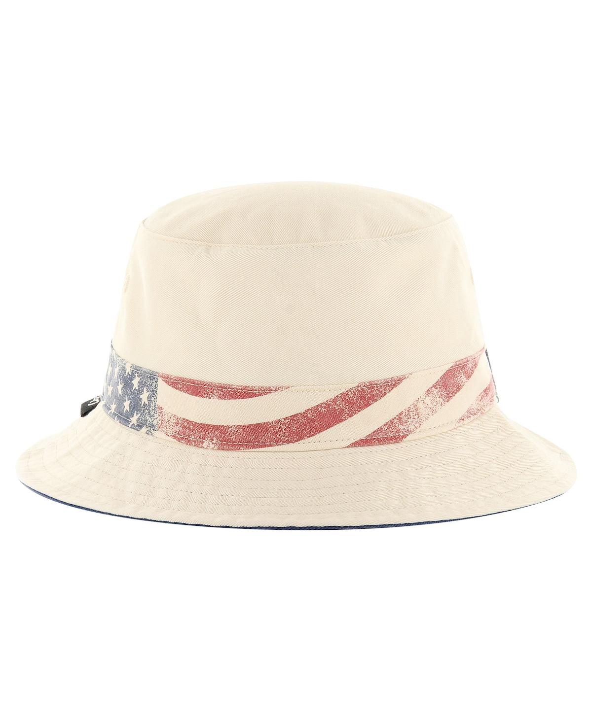 Shop 47 Brand Men's Khaki Atlanta Braves Glory Daze Bucket Hat