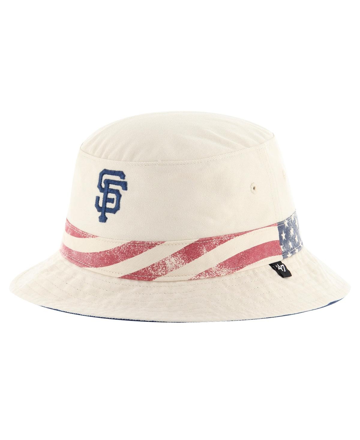 47 Brand Men's Khaki San Francisco Giants Glory Daze Bucket Hat In Khaki
