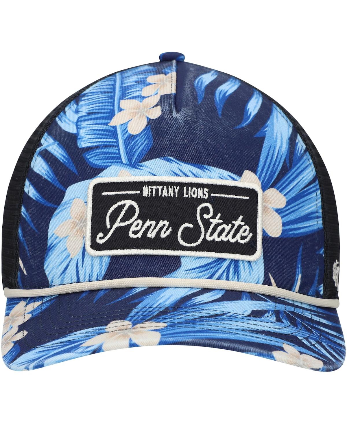 47 Brand Men's Navy Penn State Nittany Lions Tropicalia Hitch Adjustable Hat In Navy