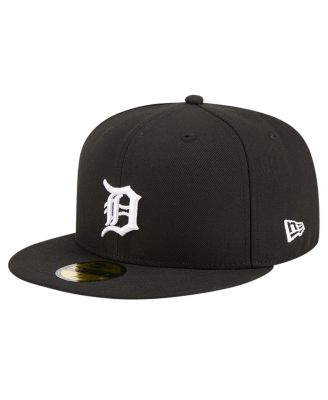 Men's Black Detroit Tigers Logo 59FIFTY Fitted Hat