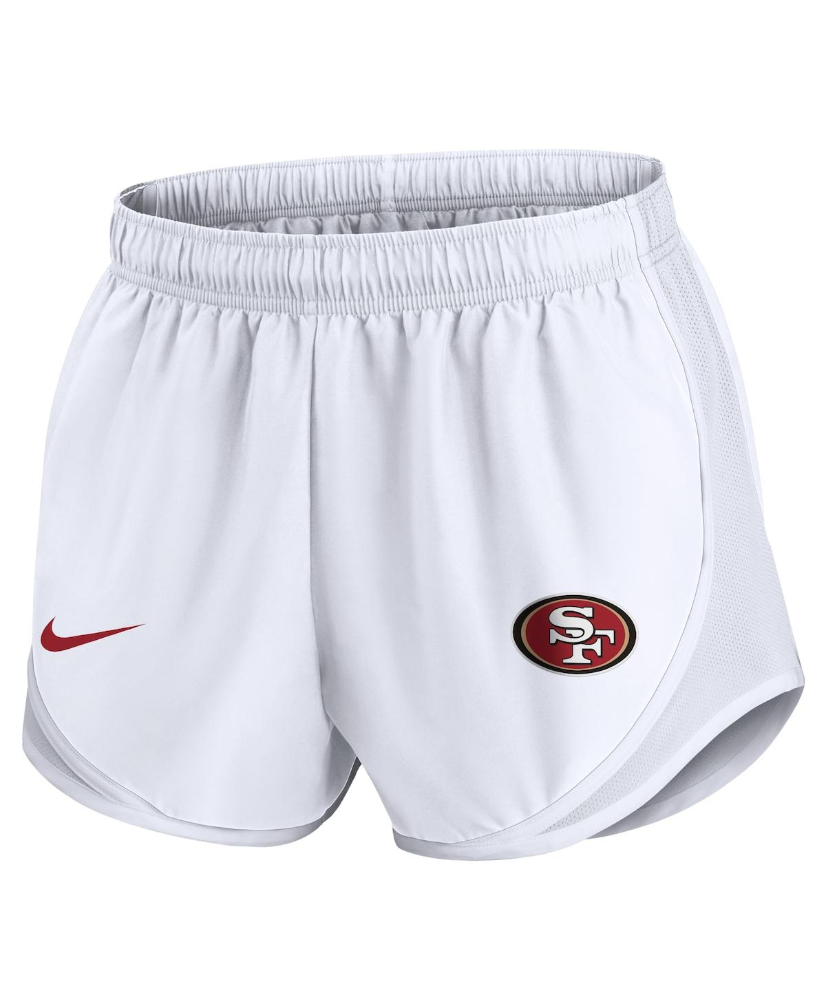 Nike San Francisco 49ers Tempo  Women's Dri-fit Nfl Shorts In White