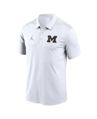Men's Navy Michigan Wolverines Primetime Franchise Performance Polo Shirt