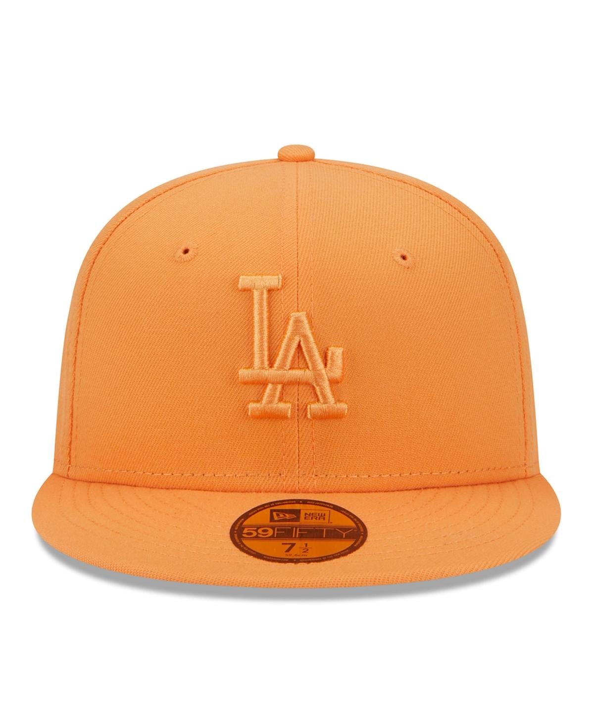 New Era Men'sLos Angeles Dodgers Spring Color 59FIFTY Fitted Hat - Orange