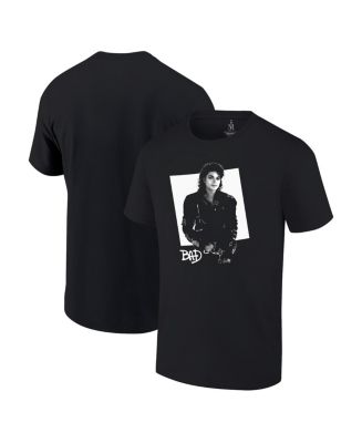 Ripple Junction Men's Black Michael Jackson Bad Brick Wall T-Shirt - Macy's