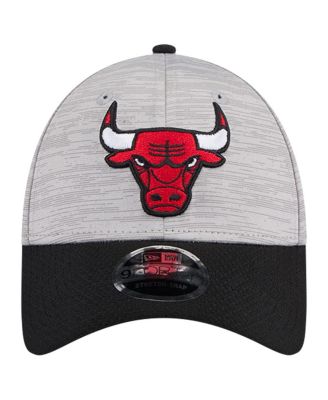 Men's Heather Gray/Black Chicago Bulls Active Digi-Tech Two-Tone 9FORTY Adjustable Hat