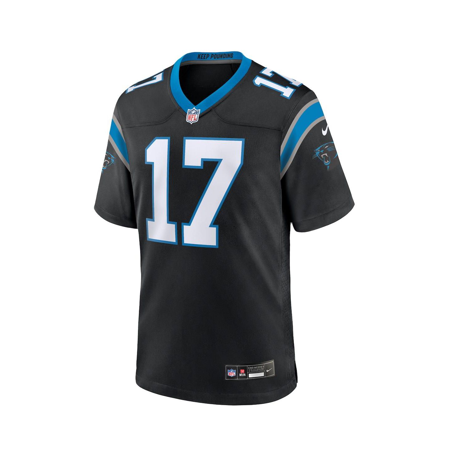 Мужской топ Nike Xavier Legette Black Carolina Panthers 2024 NFL First Round Pick Game Player Jersey — фото 2