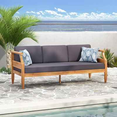Streamdale Mid-Century Luxe Sofa Acacia & Water-Resistant