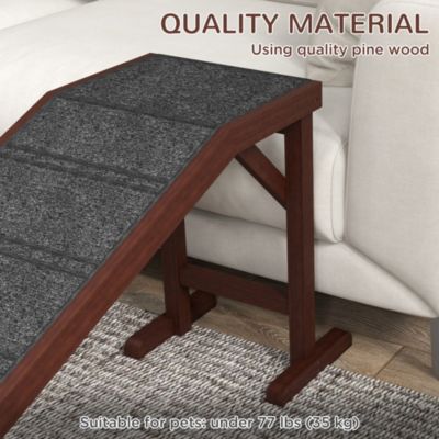 Premium Carpet Pet Ramp - Easy Access for Cats, Dogs, and Puppies