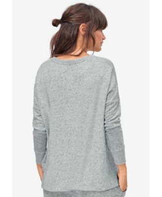 Women's Marled Boxy Lounge Top