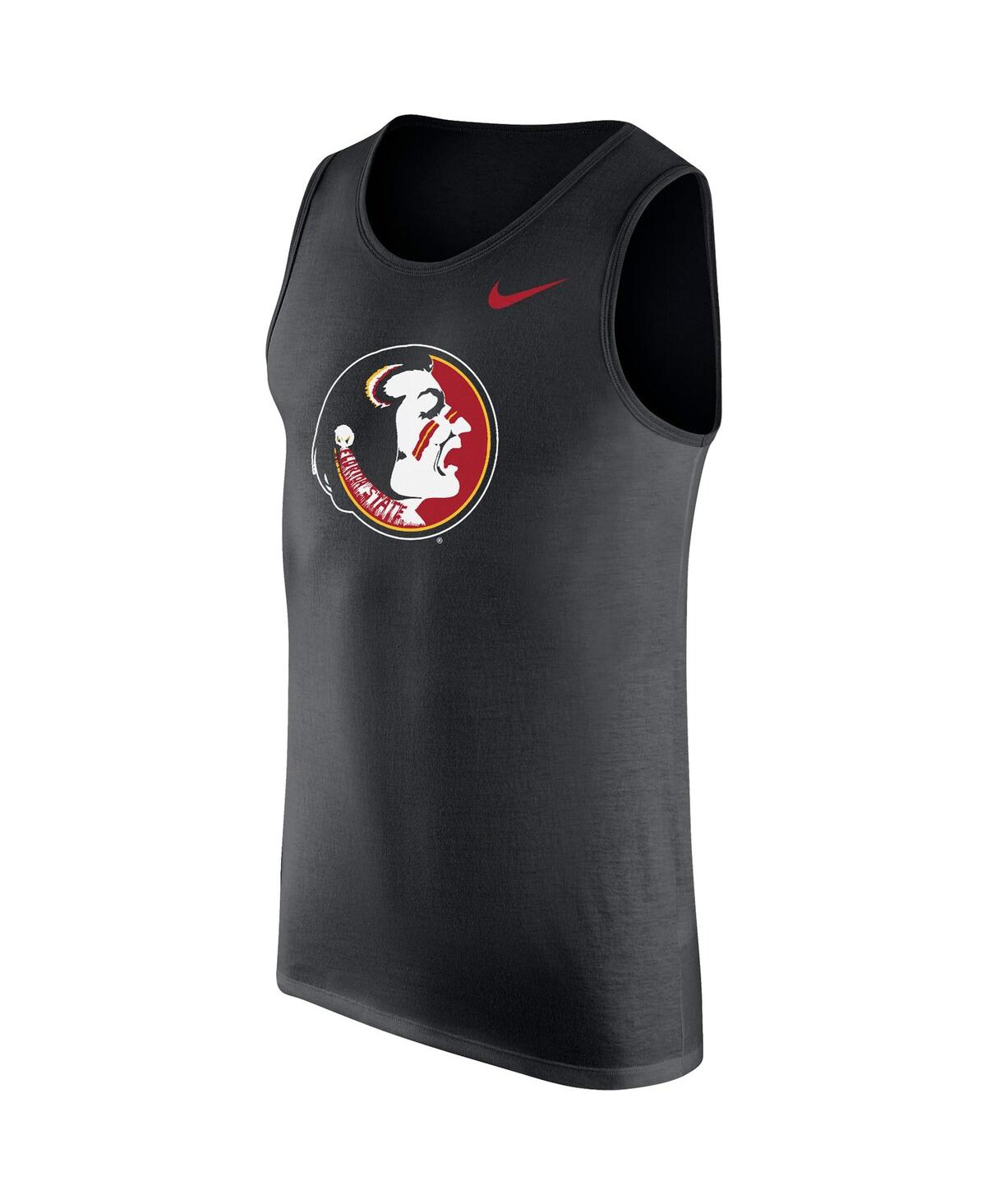 Nike Men'sFlorida State Seminoles Vintage-like Logo Performance Tank Top - Black
