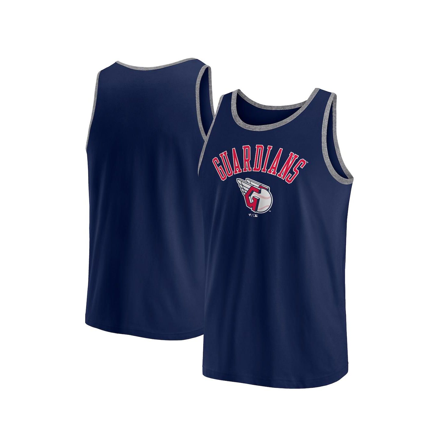 Мужской топ Fanatics Navy Cleveland Guardians Bet — фото 1