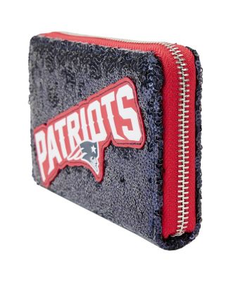 New England Patriots Sequin Zip-Around Wallet