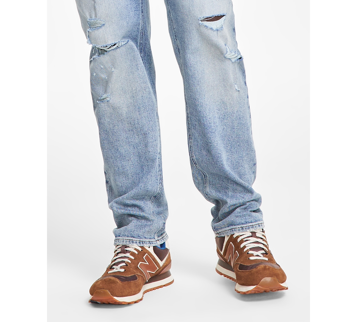 Sun + Stone Men'sDistressed Jeans, Created for Macy's - Aurora