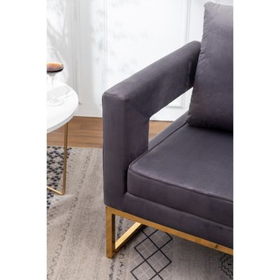 Contemporary Upholstered Accent Arm Chair