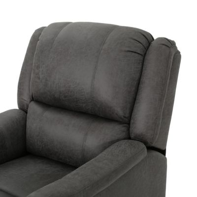 Streamdale Cozy Charcoal Swivel Glider Recliner