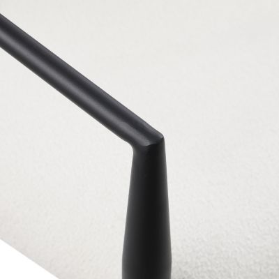  Upholstered Modern Dining Chairs with Toothpick Gold Frame (Set of 2)