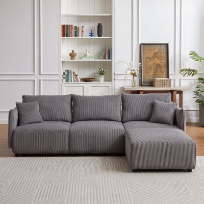Versatile Comfort Modern & Customizable Modular Corduroy Sofa
