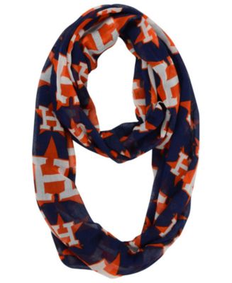 MLB Houston Astros FOCO Women's Checkered Woven Blanket Scarf