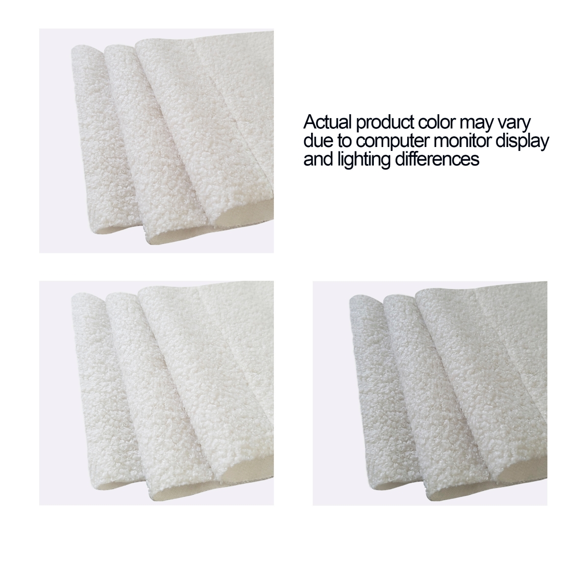 Simplie Fun Elena Twin Size Ivory Boucle Upholstered Daybed, Ribbed Tufted Backrest, Daybed in Lavish Modern Design, Richly Hued Foam Comfort