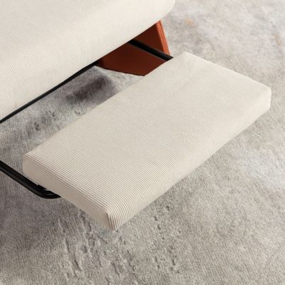 Comfortable Adjustable Backrest & Leg Support Rocking Chair