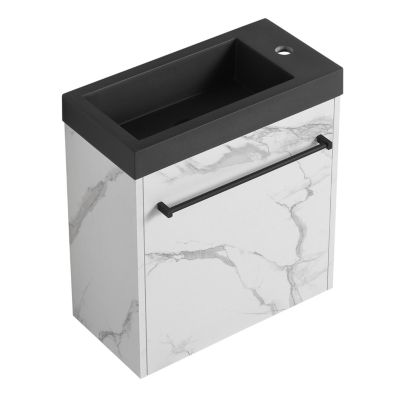 Wall-Mounted Vanity with Soft-Close Doors and Scratch-Resistant Surface