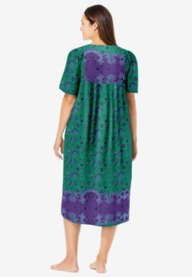 Plus Size Only Necessities Mixed Print Short Lounger