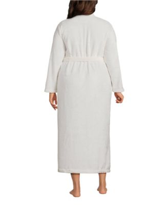 Plus Size Cozy Plush Long Wrap Robe