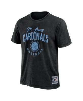 Men's Heather Navy St. Louis Cardinals Cooperstown Collection Washed T-Shirt