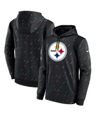 Pittsburgh Steelers NFL Black Nike factory Therma Fit Pullover Hoodie Womens Medium New