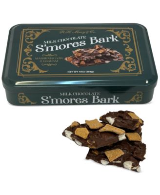 Milk Chocolate S'mores Bark Gift Tin, 10oz